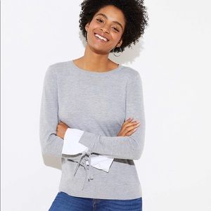 BRAND NEW Tie Cuff Sweater